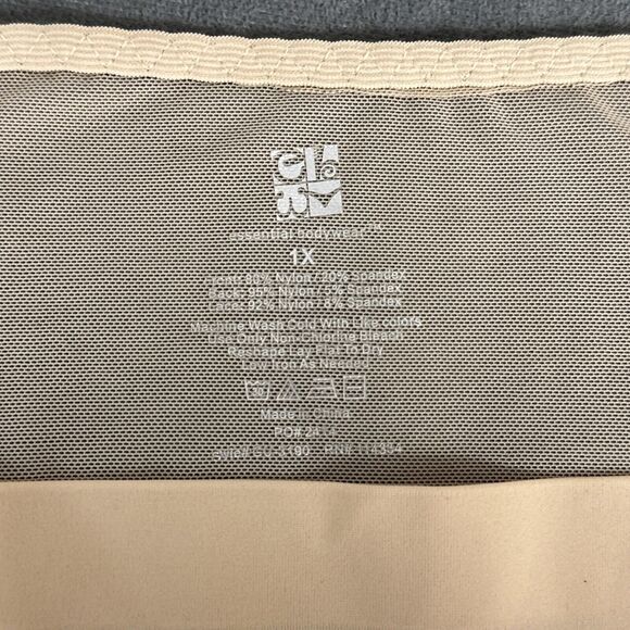 Essential Bodywear Panties EBW Plus Size 1X Beige Sheer Lace Mesh Back Panty - Picture 4 of 5